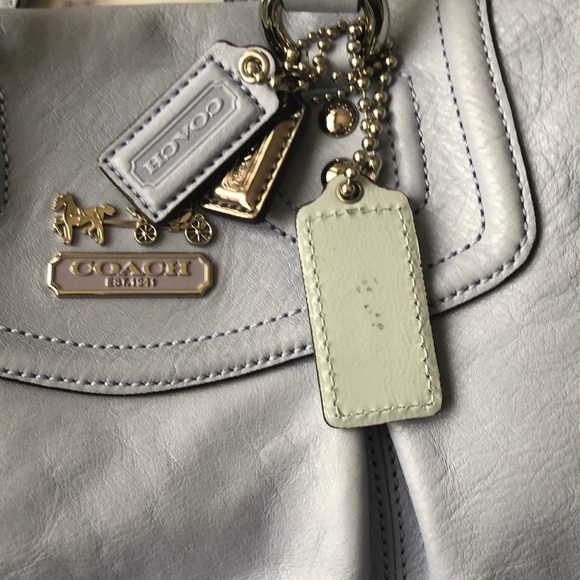 NWOT Coach Periwinkle Satchel - Picture 7 of 8